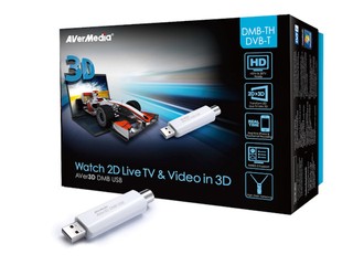 支援2D轉3D數碼電視播放 AVerMedia AVer3D DMB USB