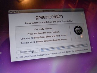 Greenposi0n Untethered JB 技術轉移 PwnageTools Sn0wbreeze推出新版