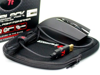 4000dpi、18組巨集支援 Thermaltake「Black」Gaming Mouse