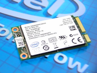 2.5吋SSD的1/8體積 Intel 310 mSATA SSD系列