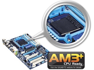 GIGABYTE推出AM3+ Ready主機板 改用黑色AM3+接口共16款型號上市