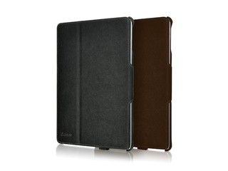 合成皮材質、側掀式站立設計 LUXA2 iPad2 Legerity Stand Case