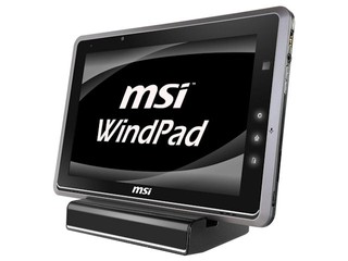 AMD Z01 APU配Windows 7 MSI WindPad 110W平板電腦