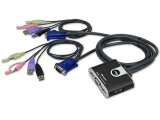 支援多平台屏幕切換 ATEN CS62T KVM 切換器