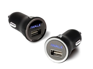 支援USB行動裝罝快速充電  iWALK  Dolphin Mini汽車充電器