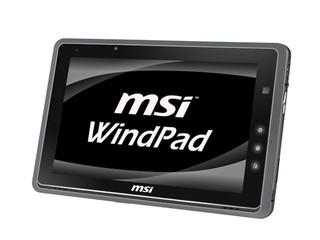 採用AMD Brazos + Windows 7 MSI WindPad 110W平板電腦上市