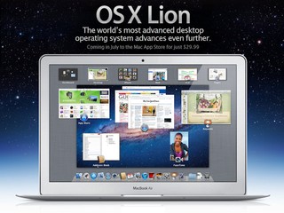 Mac OS X Lion將於今晨正式上市 沒實體光碟 改以Mac AppStore付費下載