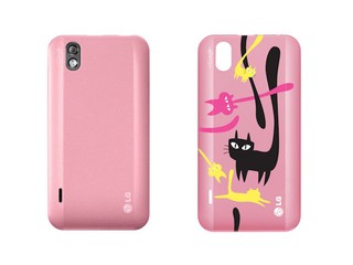 為手機加入更鮮艷亮酷造型 LG Optimus Black夏日別注潮殼