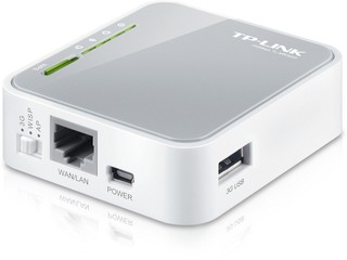 外型小巧　僅 22mm 機身 TP-LINK TL-MR3020 便攜式無線路由器