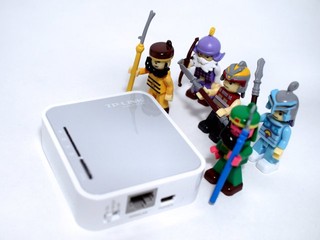 僅掌心大小、USB接口供電 TP-LINK  MR3020 迷你無線Router