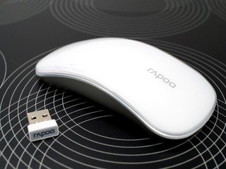支援多點觸控技術 RAPOO 「T6」 2.4GHz無線觸控滑鼠