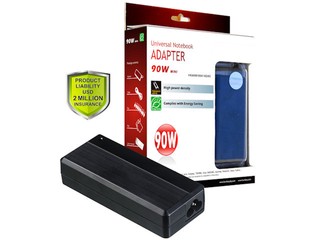 體積小巧、兼容各大品牌NB Huntkey NB-90W-MINI便攜萬用電源器