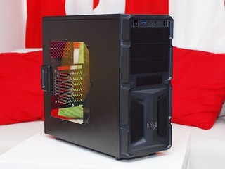 全黑化配紅色炫光 Cooler Master 捍衛者(RC-K350)