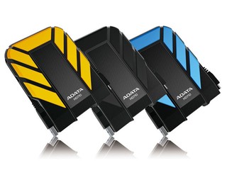 防震、防撞、防水 USB3.0流動硬碟 掃描QR Code送你ADATA 750GB HD710