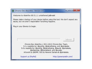 iOS 5.1.1 Untethered 越獄正式發佈 Absinthe 2.0.1支援iPhone 4S及iPad2/3