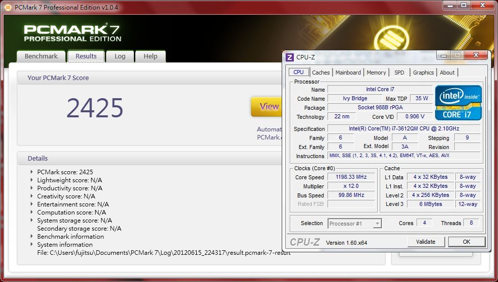 PcMark 07 LH772