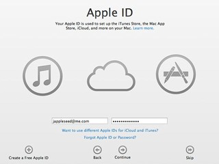 Apple OS X icloud..