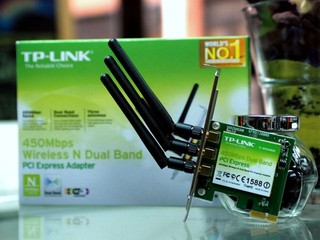 450Mbps 雙頻連接支援 TP-LINK WDN4800 無線網絡卡