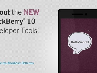 應用程式調用架構及Push API RIM 升級BlackBerry 10開發工具套件 應用程式調用架構及Push API RIM 升級BlackBerry 10開發工具套件