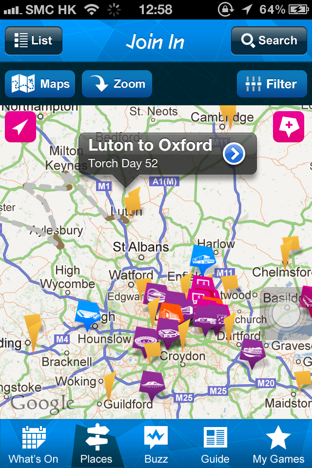 Olympics 2012 Join in Map