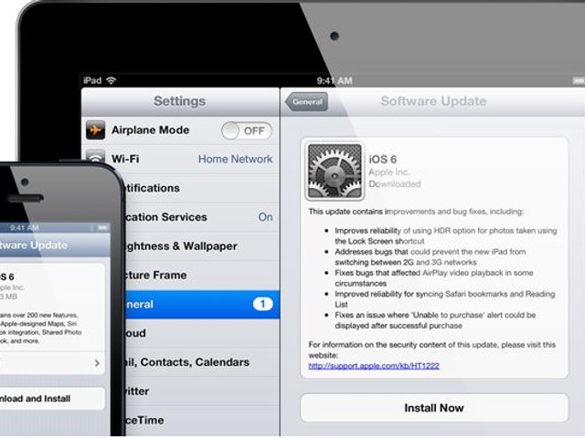IOS 6 UPDATE