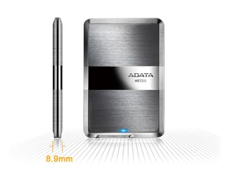 僅厚8.9mm、不鏽鋼材質打造 ADATA DashDrive Elite HE720