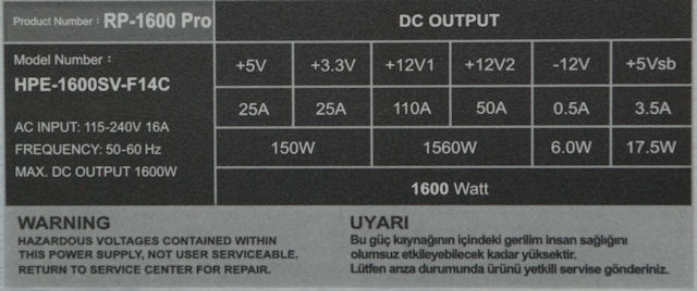 High Power RockSolid Pro 1600W