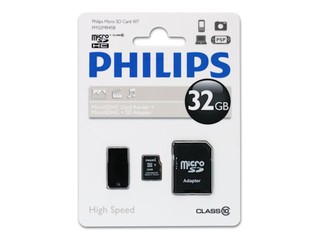 記憶卡+讀卡器3合1套裝 Philips Micro SD Card Kits 