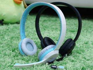 無線跳頻技術、 COM-Ti 振膜 Rapoo H8030 2.4 GHz 無線耳機