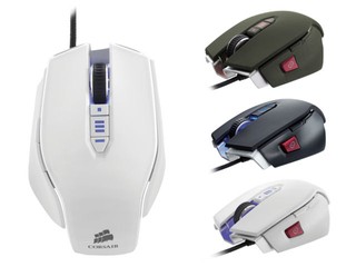 曲面一體式鋁結構、FPS 專用按鈕 CORSAIR Vengeance M65專業電競滑鼠 
