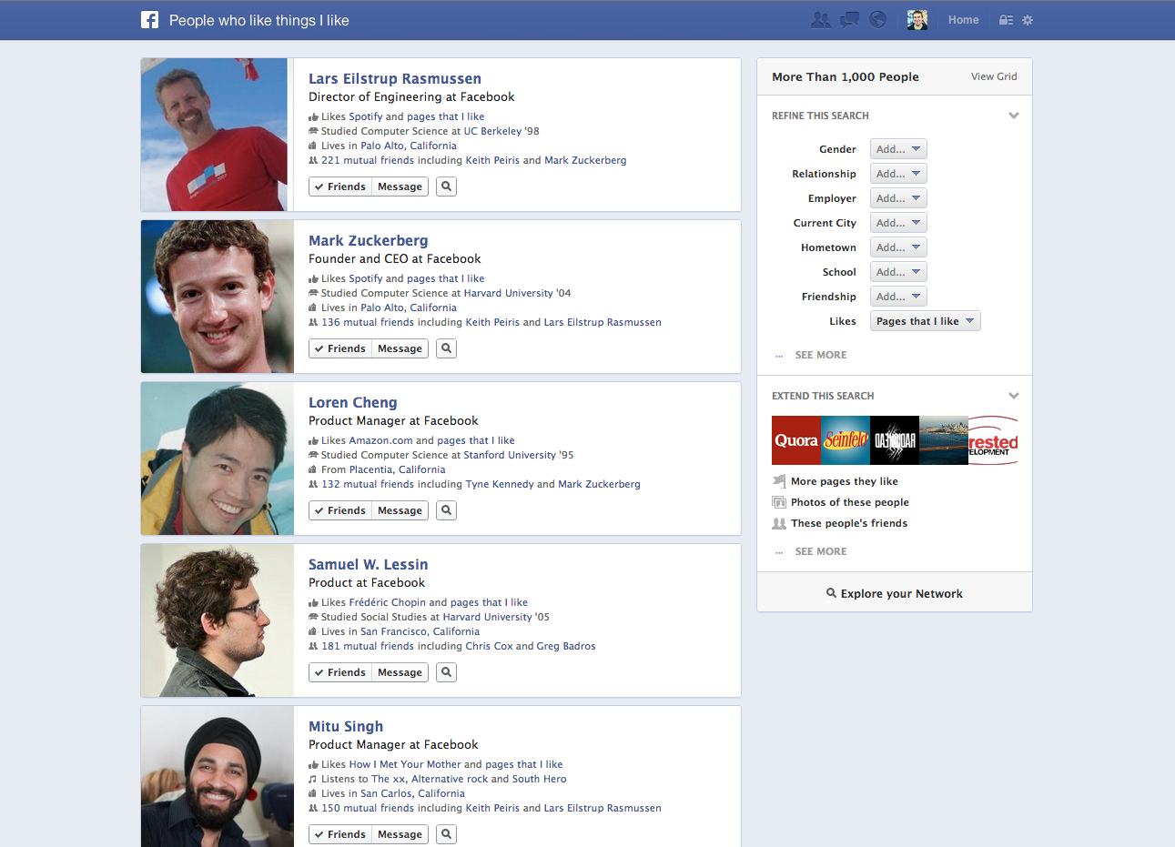 Facebook GS