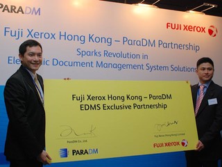 積極優化文件管理服務及解決方案 Fuji Xerox 聯同ParaDM 推全新服務 積極優化文件管理服務及解決方案 Fuji Xerox 聯同ParaDM 推全新服務