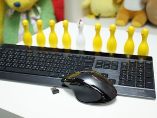 5GHz穏定傳輸 外型高級時尚 Rapoo 8900p 無線鍵盤及滑鼠套裝