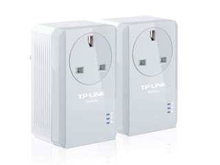 支援500Mbps傳輸、整合電源插座 TP-LINK TL-PA4010P-KIT HomePlug