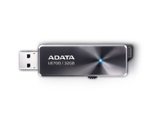 鋁合金外殼  僅厚7mm隨身碟 ADATA DashDrive Elite UE700