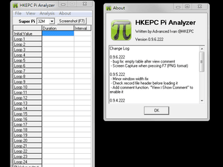 專為OCER而設 分析Super Pi成績 HKEPC Pi Analyzer 0.9.6.222下載 專為OCER而設 分析Super Pi成績 HKEPC Pi Analyzer 0.9.6.222下載