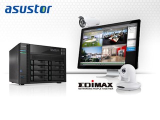 完整支援Edimax PT-31E、IR-113E ASUSTOR為NAS用戶提供完整監控 完整支援Edimax PT-31E、IR-113E ASUSTOR為NAS用戶提供完整監控