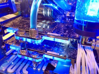 香港电脑通讯节2013  Galaxy 展示 GeForce GTX Titan 2-Way SLI 