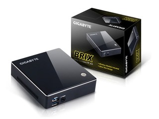 手掌般大小  支援4K超高解析輸出 GIGABYTE BRIX超微型電腦套件