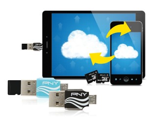 簡化檔案互相 方便攜帶 PNY OTG + Micro SD兩用讀卡器 簡化檔案互相 方便攜帶 PNY OTG + Micro SD兩用讀卡器