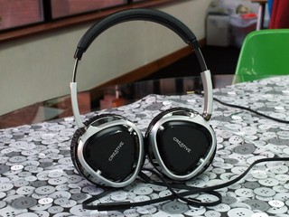 40mm生物纖維震膜單元 Creative Aurvana Live! 2 耳機