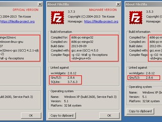 黑客破解FileZilla下載點放置木馬版 木馬版FileZilla將盜取用戶FTP密碼