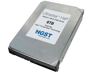 Hitachi推出氦氣密封式6TB HDD Ultrastar He6正式出貨 售價US$799