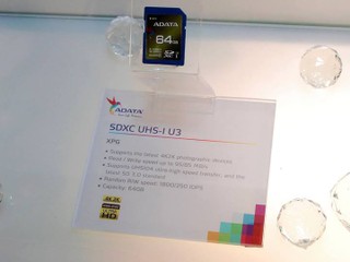 支援 4K2K 攝影裝置 ADATA SDXC UHS-I U3