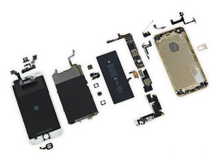 沿用1GB RAM 但效能仍保持強勁 Apple iPhone 6 及 6+完全拆解 