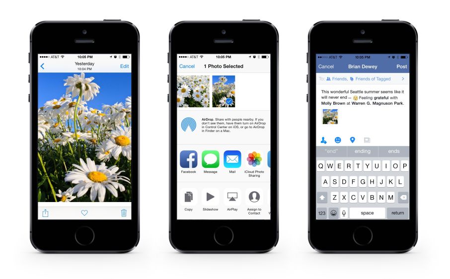 Facebook IOS 8