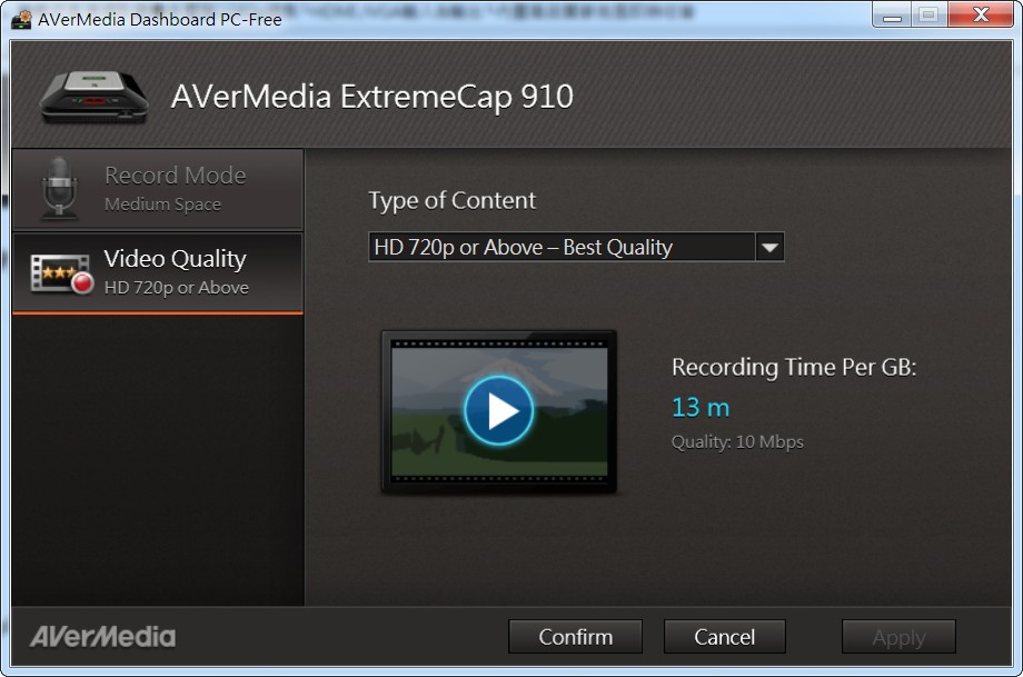 AVerMedia Extreme Cap 910