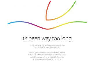 其他核心新品全線公開發佈 Apple 將於10月16日舉行發佈會
