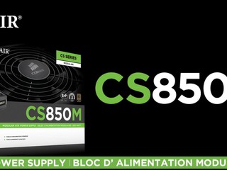 80 PLUS 金牌效率 更高效能更省電 Corsair CS850M 電源供應器
