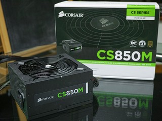 新入門系列、金牌認證配模組化線材 CORSAIR CS850M 電源供應器
